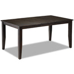 Holland 7-Piece Dining Set - Dark Oak with Wire-Brushed Finish