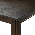 Holland 7-Piece Dining Set - Dark Oak with Wire-Brushed Finish