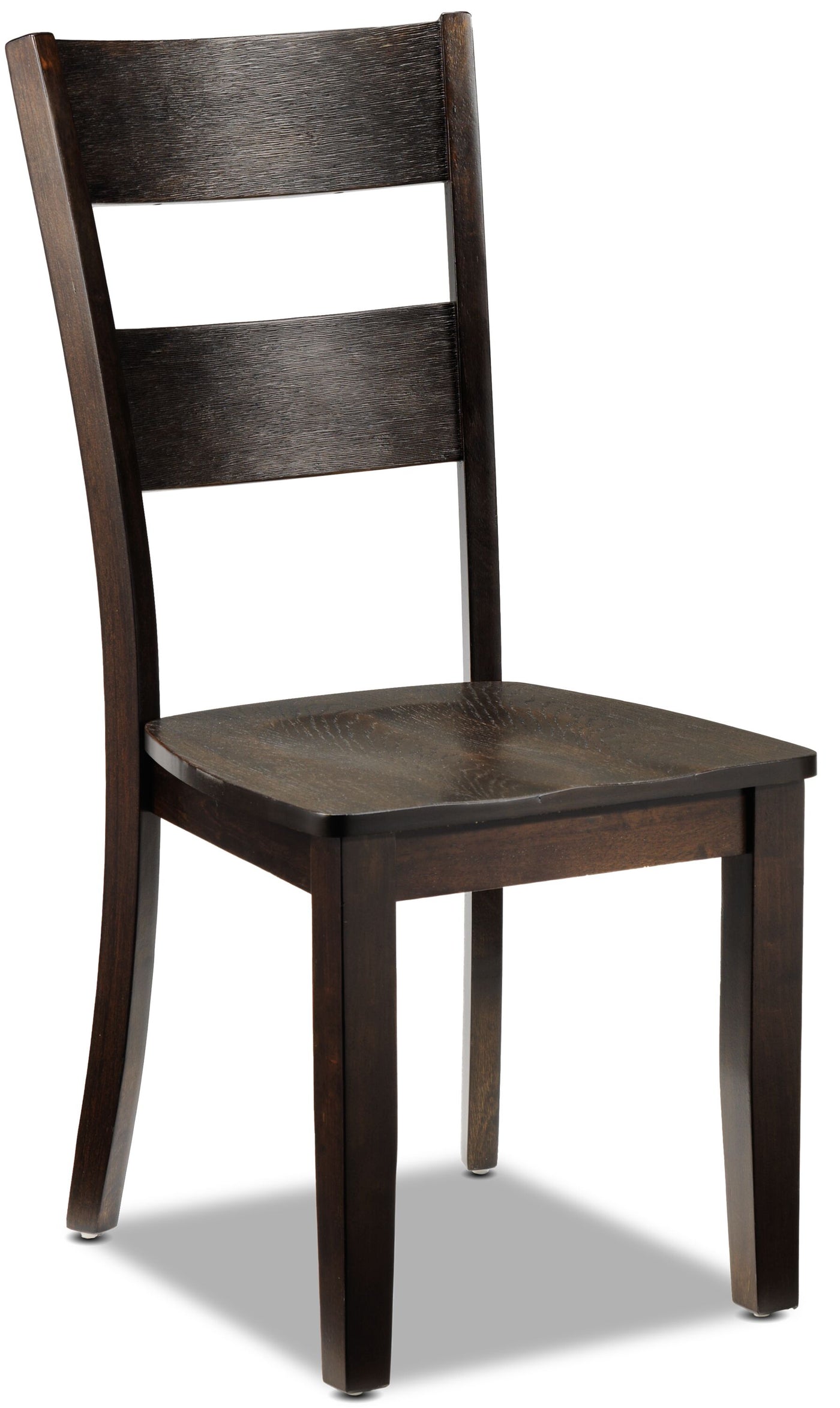Holland 7-Piece Dining Set - Dark Oak with Wire-Brushed Finish