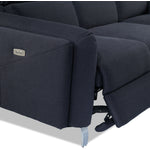 Paolina 3-Piece Power Reclining Sectional with Right-Facing Storage Chaise - Blue