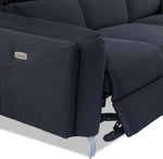 Paolina 3-Piece Power Reclining Sectional with Right-Facing Storage Chaise - Blue