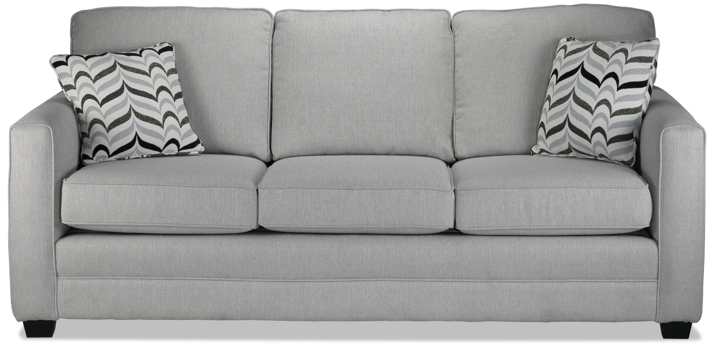 Penelope Sofa and Loveseat Set - Grey