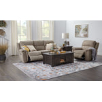 Roarke Sofa and Chair Set - Silver Grey