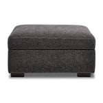 Serafina 4-Piece Sectional with Right Facing Pop-Up Bed - Charcoal
