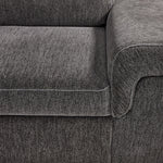 Serafina 4-Piece Sectional with Right Facing Pop-Up Bed - Charcoal