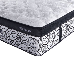 Kingsdown Vanguard Medium Euro Top King Mattress and Split Boxspring Set