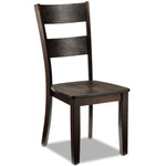 Holland Side Chair - Dark Oak with Wire-Brushed Finish