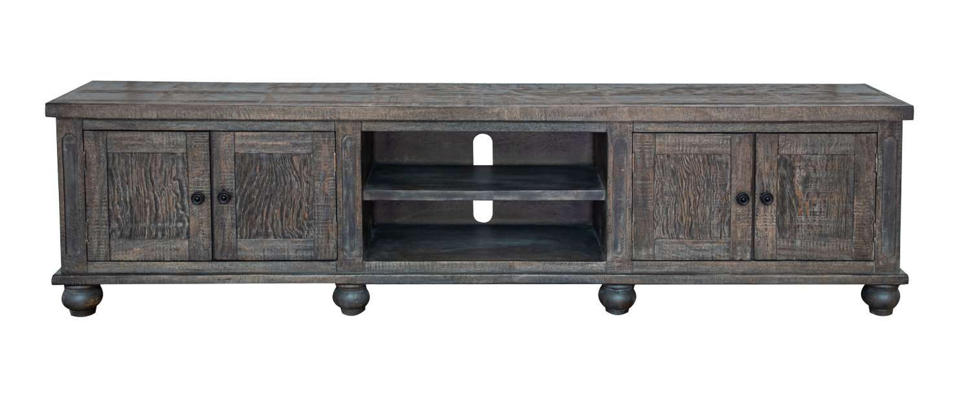 Baron 4-Piece Entertainment Wall Unit - Barnwood