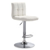 Ivy Bar Height Stool - White, Chrome