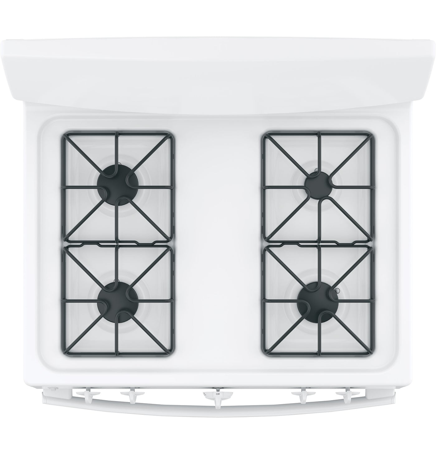GE White Freestanding Gas Range (4.8 Cu. Ft.) - JCGBS10DEMWW