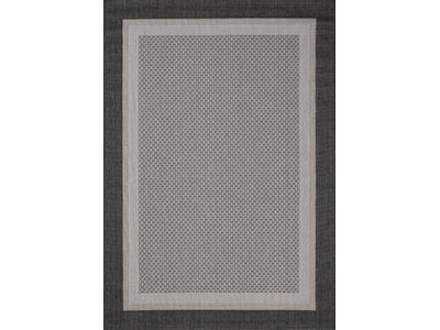 Jasper Border 5'3" X 7'7" Outdoor Area Rug - Grey