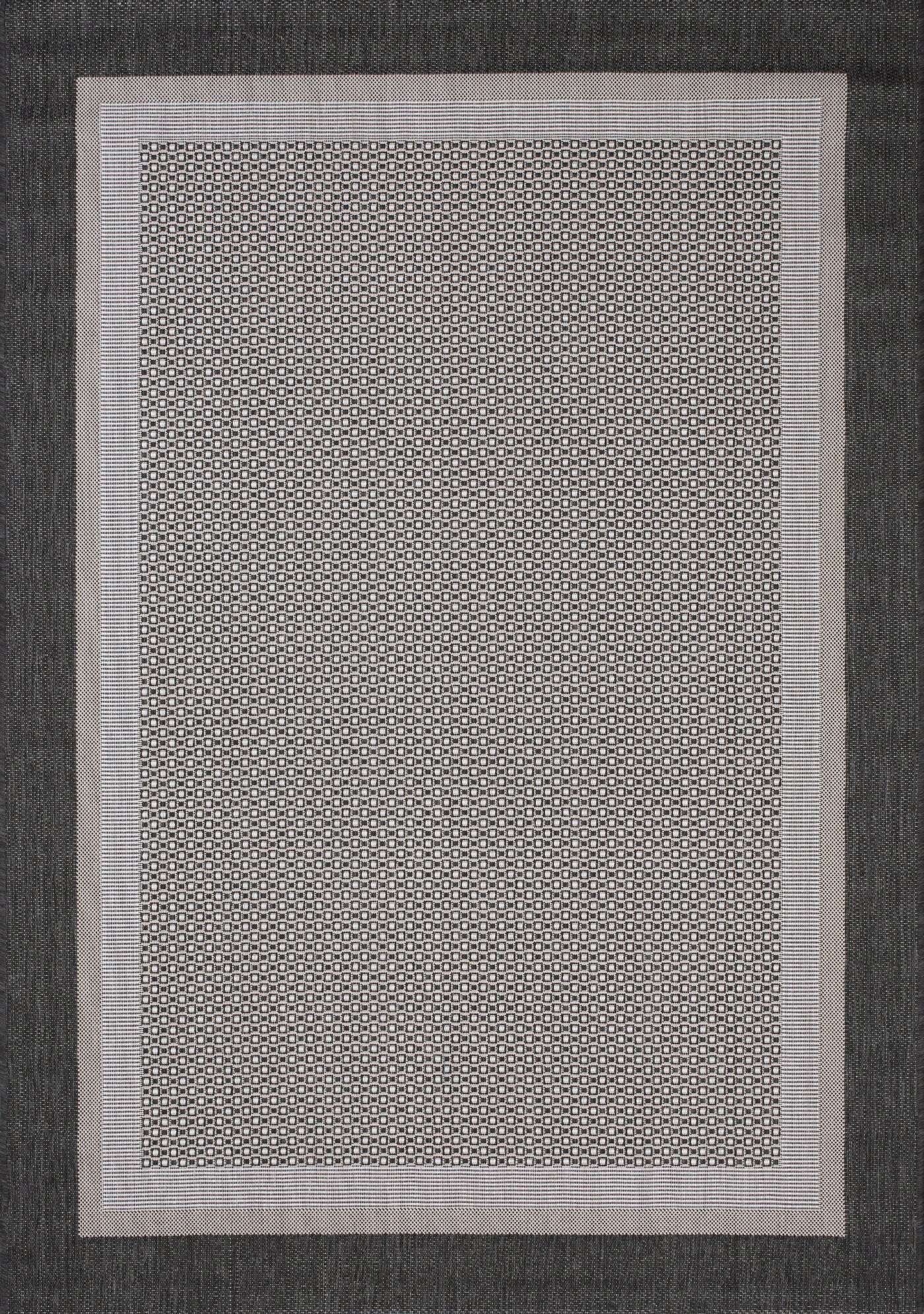 Jasper Border 5'3" X 7'7" Outdoor Area Rug - Grey