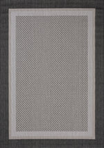 Jasper Border 5'3" X 7'7" Outdoor Area Rug - Grey