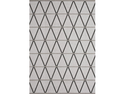 Jasper Trellis 5'3" X 7'7" Outdoor Area Rug - Grey