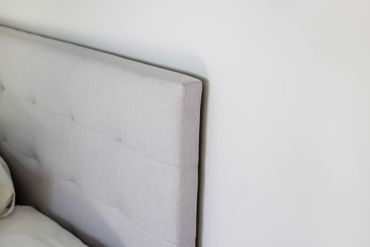 Ayothaya Upholstered Platform King Bed - Horizon Grey