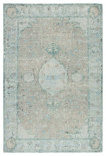 Leonidou I Area Rug - 5' X 8' - Blue/Beige