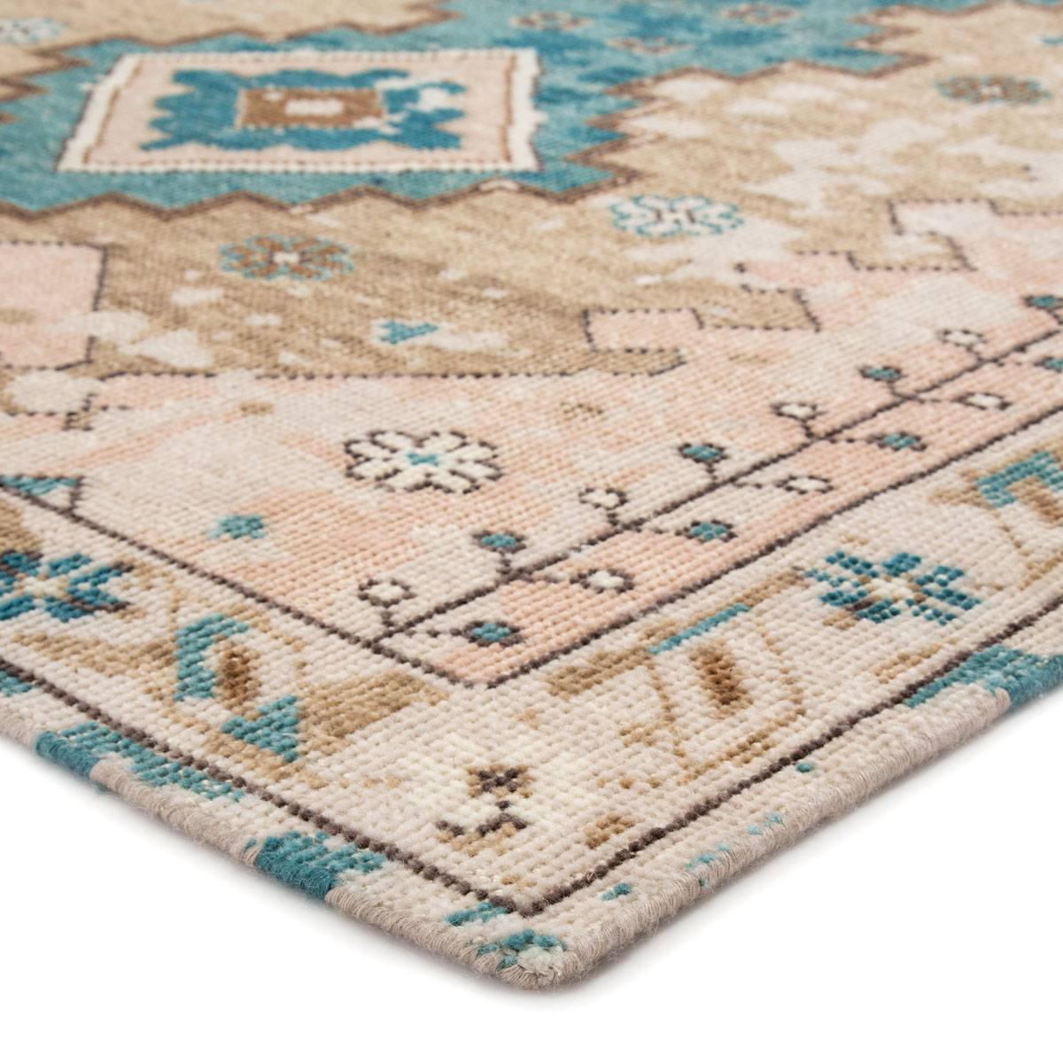 Leonidou III Area Rug - 5' X 8' - Pink/Blue