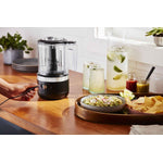 KitchenAid® Black Matte 5 Cup Cordless Food Chopper - KFCB519BM