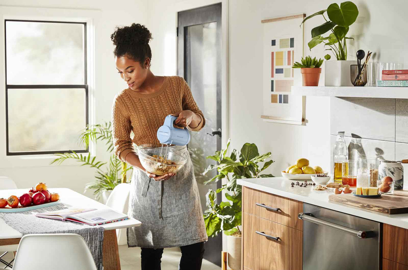 KitchenAid® Blue Velvet 7 Speed Cordless Hand Mixer - KHMB732VB