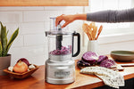 KitchenAid® Contour Silver 13-Cup Food Processor with Dicing Kit - KFP1319CU