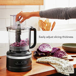 KitchenAid® Matte Black 13-Cup Food Processor with Dicing Kit - KFP1319BM