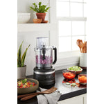 KitchenAid® Matte Black 13-Cup Food Processor with Dicing Kit - KFP1319BM