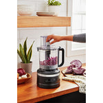 KitchenAid® Matte Black 13-Cup Food Processor with Dicing Kit - KFP1319BM