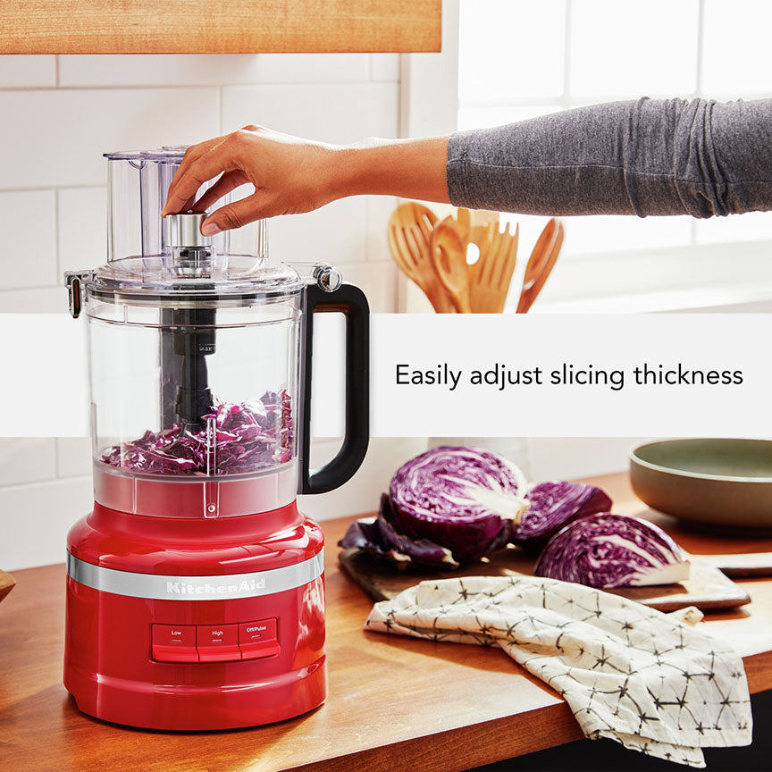 KitchenAid® Empire Red 13-Cup Food Processor with Dicing Kit - KFP1319ER