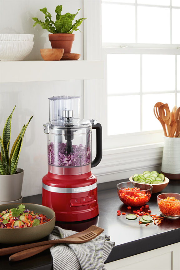 KitchenAid® Empire Red 13-Cup Food Processor with Dicing Kit - KFP1319ER