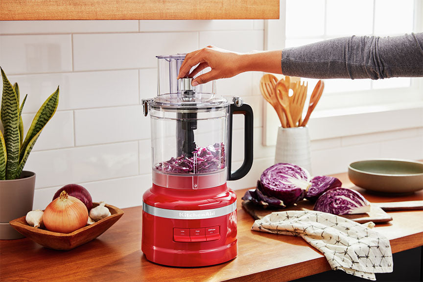 KitchenAid® Empire Red 13-Cup Food Processor with Dicing Kit - KFP1319ER