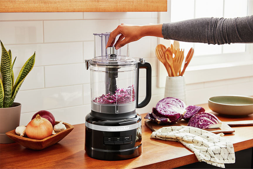 KitchenAid® ONYX Black 13-Cup Food Processor with Dicing Kit - KFP1319OB