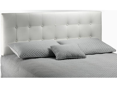 Lombardi Queen Headboard - White