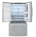 LG Smudge Proof Stainless Steel 36" Counter Depth French Door Refrigerator with InstaView™ Door-in-Door® (23 Cu.Ft.) - LFCC23596S