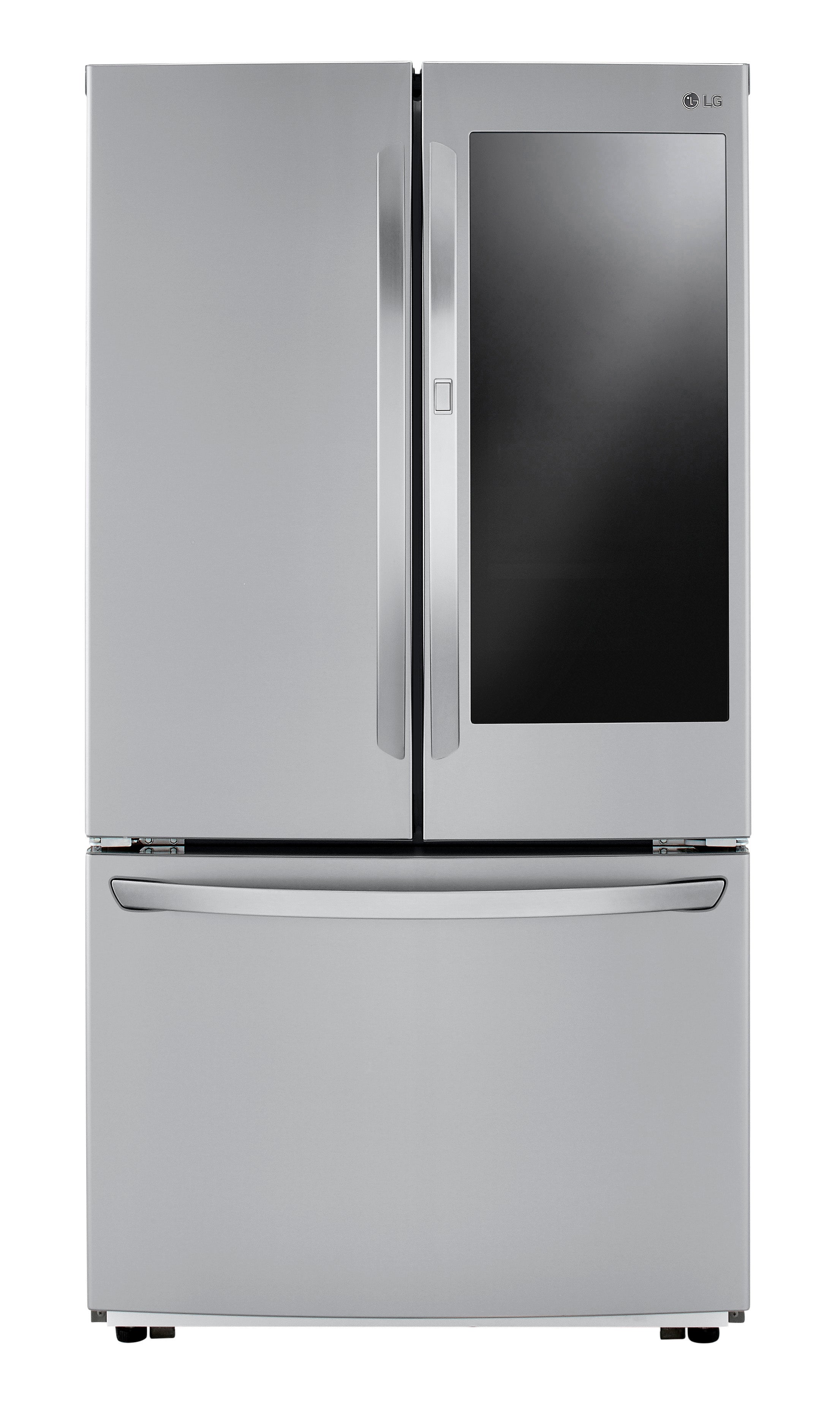 LG Smudge Proof Stainless Steel 36" Counter Depth French Door Refrigerator with InstaView™ Door-in-Door® (23 Cu.Ft.) - LFCC23596S