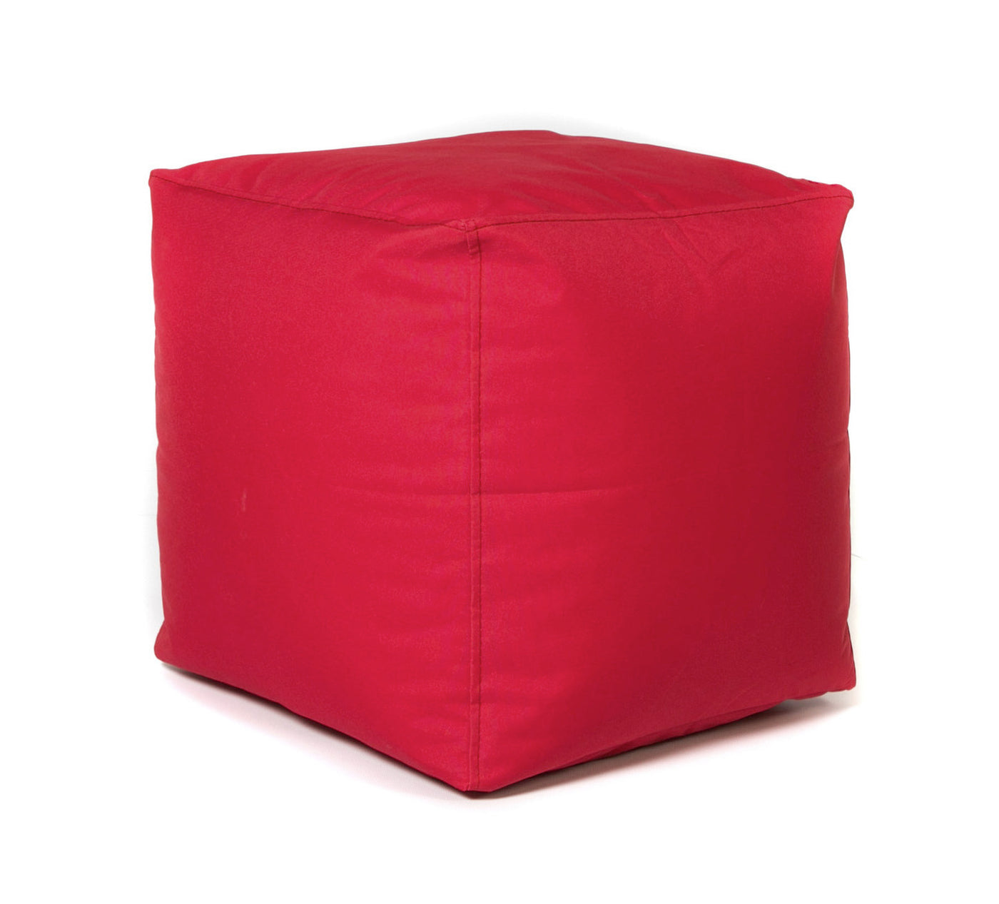 Outdoor Cube Ottoman - Red