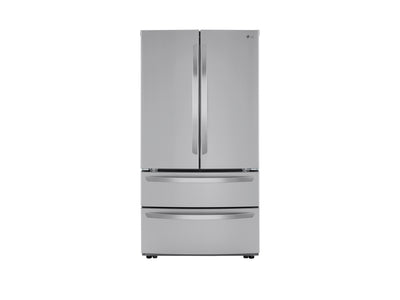 LG Stainless Steel 36" Counter Depth French Door Refrigerator (23 Cu.Ft.) - LMWC2326S
