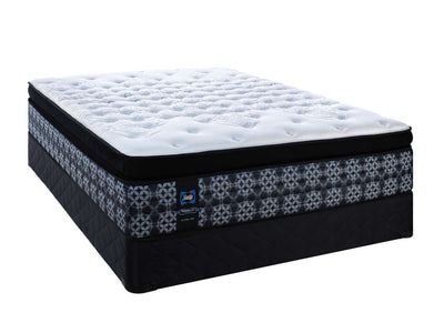 Sealy Posturepedic® Plus Sterling Series - Milana Plush Euro Pillowtop Queen Mattress and Boxspring Set