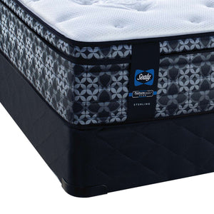 Sealy Posturepedic® Plus Sterling Series - Hugo Medium Eurotop Full Mattress and Boxspring Set