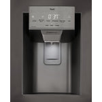 LG Smudge Resistant Black Stainless Steel 36" 28 Cu.ft French Door Refrigerator with Ice & Water Dispenser - LRFS28XBD