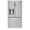 LG Smudge Resistant Stainless Steel 36" 28 Cu.ft French Door Refrigerator with Ice & Water Dispenser - LRFS28XBS