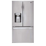 LG Smudge Resistant Stainless Steel 36" 28 Cu.ft French Door Refrigerator with Ice & Water Dispenser - LRFS28XBS