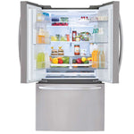 LG 36" 28 Cu. Ft. Smudge Resistant Stainless Steel French Door Refrigerator with Ice & Water Dispenser - LRFS28XBS