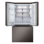 LG 26 cu. ft. Smart Counter-Depth MAX™ Black Stainless Steel French Door Refrigerator with Four Types of Ice - LRYXC2606D