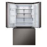 LG Smart Counter-Depth MAX™ Black Stainless Steel French Door Refrigerator with Four Types of Ice (26 cu. ft.) - LRYXC2606D