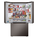 LG Smart Counter-Depth MAX™ Black Stainless Steel French Door Refrigerator with Four Types of Ice (26 cu. ft.) - LRYXC2606D