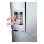 LG Smart Counter-Depth MAX™ Stainless Steel French Door Refrigerator with Four Types of Ice (26 cu. ft.) - LRYXC2606S