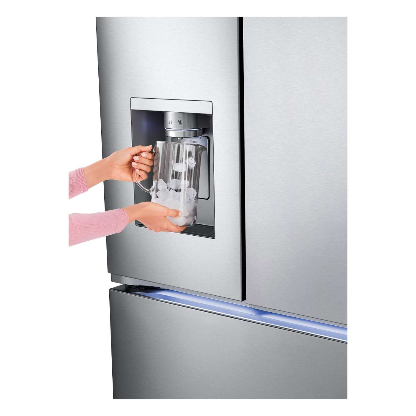 LG Smart Counter-Depth MAX™ Stainless Steel French Door Refrigerator with Four Types of Ice (26 cu. ft.) - LRYXC2606S