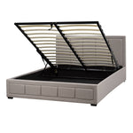 Conejo 3-Piece King Platform Lift Storage Bed - Beige
