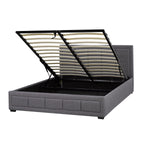 Conejo 3-Piece Queen Platform Lift Storage Bed - Grey