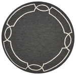 Humbolt VIII 7' - Onyx Round Area Rug
